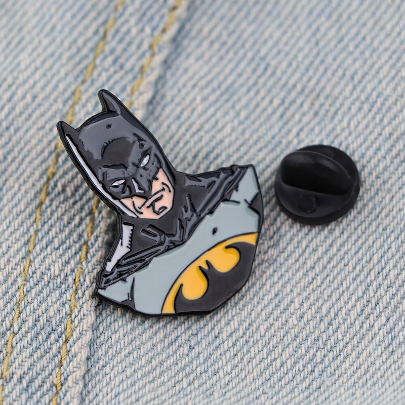 AD1734 Cool Stuff Filmska značka Crtić Metalne emajlirane igle Broš Prijatelji Značke Metalne traper igle za revere Nakit Dodaci