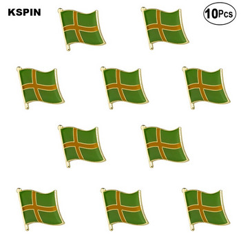 10Pcs a Lot Значки за знамена за ревери на Северна Ирландия Брошки Значки за игли
