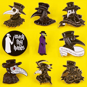 Doktor kuge Igle od legure cinka Kljun Lice Broševi Značke za jaknu Igle za torbu Nakit Poklon značke za prijatelje