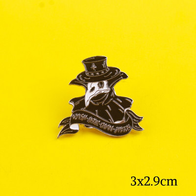 Doktor kuge Igle od legure cinka Kljun Lice Broševi Značke za jaknu Igle za torbu Nakit Poklon značke za prijatelje