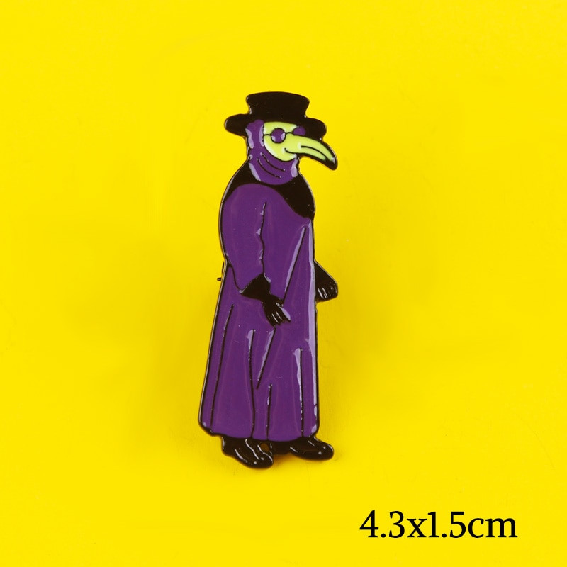 Doktor kuge Igle od legure cinka Kljun Lice Broševi Značke za jaknu Igle za torbu Nakit Poklon značke za prijatelje