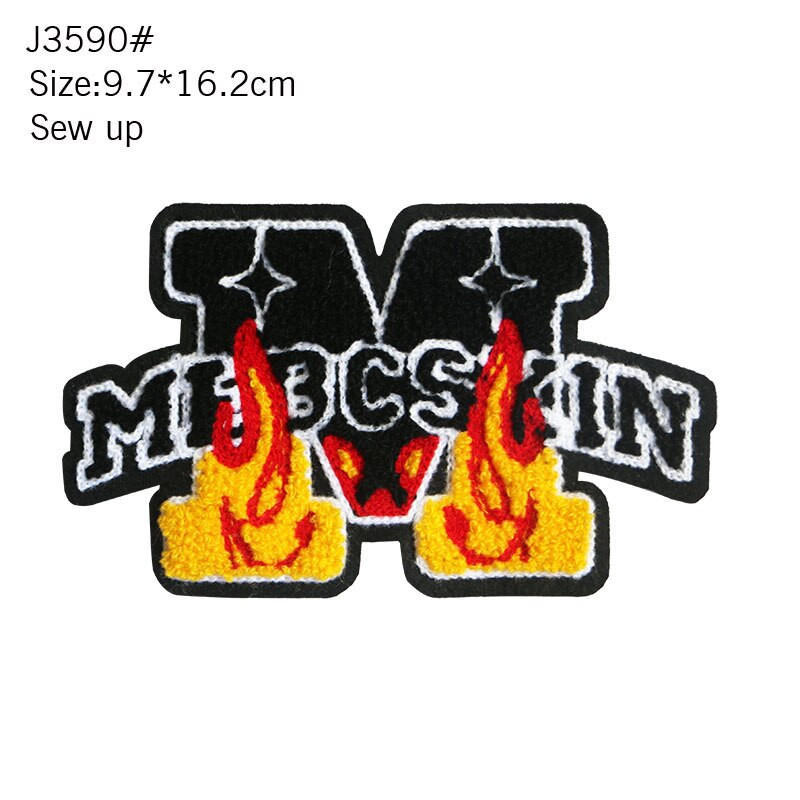 Slatko cool Šivanje Peglanje Mješavina boja Ručnik Pismo Medvjed Zvjezdana oznaka DIY Bedž Dekoracija Dječja ležerna majica Hlače Ruksak