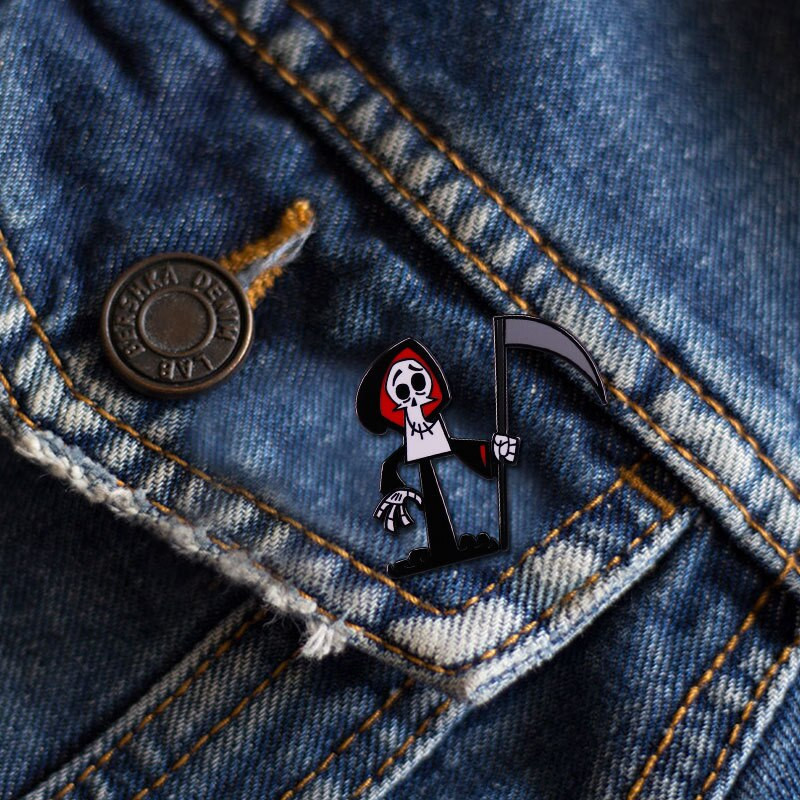 C2562 Anime Ghost Stuff emailitud nööpnõelad seljakotil.