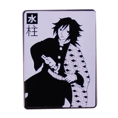C2559 Japanski anime Demon Slayer Manga Emajl Igla za rever Igle za značke Ukrasi za ruksak Nakit Dodaci Pokloni za prijatelje