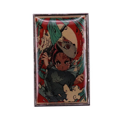 C2559 Japanski anime Demon Slayer Manga Emajl Igla za rever Igle za značke Ukrasi za ruksak Nakit Dodaci Pokloni za prijatelje