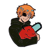 C2426 Anime Chainsaw Man Badge καρφίτσα Cute Cartoon Pochita Cosplay Pins Καρφίτσες για γυναίκες Ανδρικά κοσμήματα με καρφίτσα πέτο