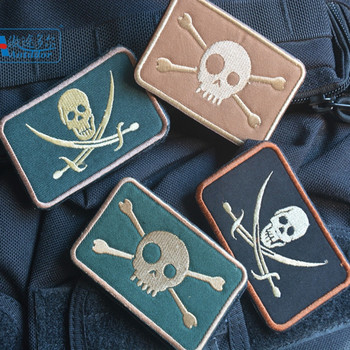 Embroidery Pirate Embroidery Patch 3D Sticker Special Action Armband Seal Rogers Badge Дрехи Раница Дънки Декоративно лого