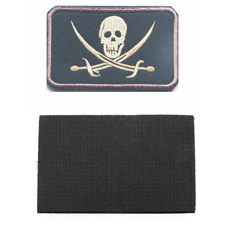 Tikandid Piraat Tikandid Plaaster 3D Kleebis Eriline tegevus Käepael Tihend Rogersi märk Riietus Seljakott Teksad Dekoratiivne logo