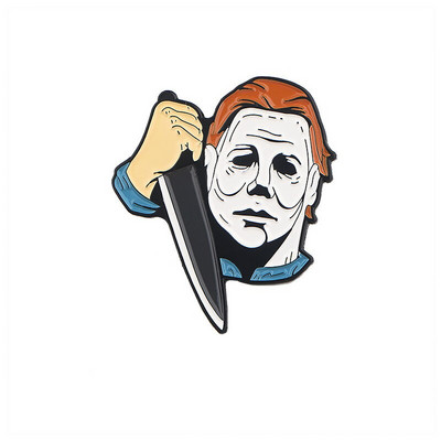 Homegaga Horror Ghost Cartoon Broš Rever Ovratnik Igla Ruksak Šešir Odjeća Značke Modni Nakit D2741