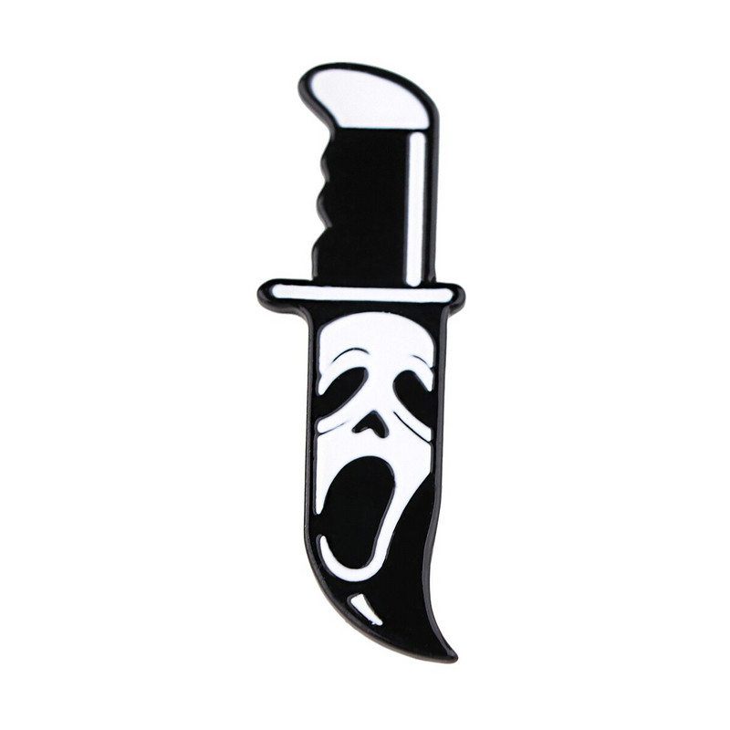 Homegaga Horror Ghost Cartoon Broš Rever Ovratnik Igla Ruksak Šešir Odjeća Značke Modni Nakit D2741