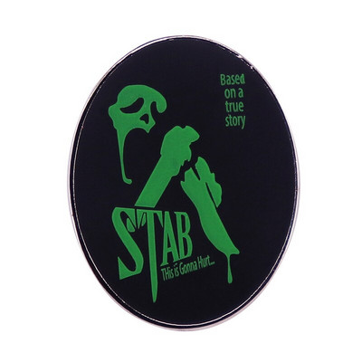 C1929 90ndate õudusfilmide ehtenõelad seljakottide jaoks Revääri emailiga nööpnõelad ja prossid naistele kotid Märgi sõbra kingitused