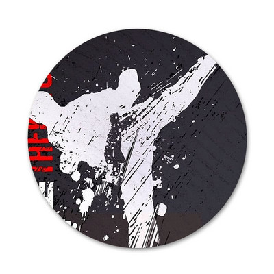 Kungfu Taekwondo piktogramos Smeigtukai Ženkliuko dekoravimas Sagės Metaliniai ženkleliai drabužiams Kuprinės puošimas