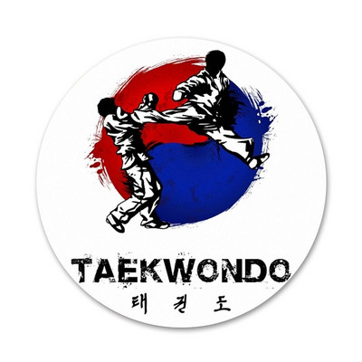 Kungfu Taekwondo piktogramos Smeigtukai Ženkliuko dekoravimas Sagės Metaliniai ženkleliai drabužiams Kuprinės puošimas