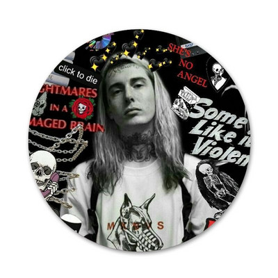 Retrogradni Merkur Ghostemane Bedž Broš Igla Dodaci za odjeću Ruksak Dekoracija poklon