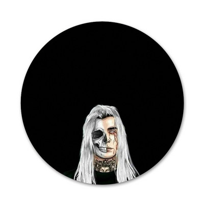 Retrogradni Merkur Ghostemane Bedž Broš Igla Dodaci za odjeću Ruksak Dekoracija poklon