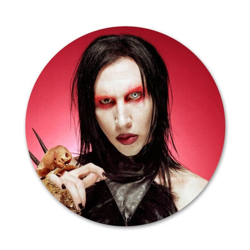 Marilyn Manson značka broš igla dodaci za odjeću ruksak ukras dar