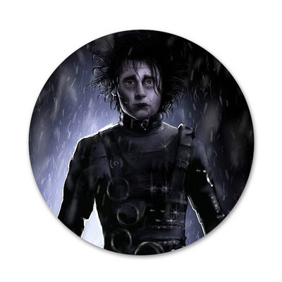 Edward Scissorhands Icons Pins Διακοσμητικό σήμα Καρφίτσες Μεταλλικές κονκάρδες για διακόσμηση σακιδίου πλάτης 58mm