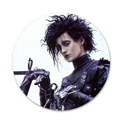 Edward Scissorhands Icons Pins Διακοσμητικό σήμα Καρφίτσες Μεταλλικές κονκάρδες για διακόσμηση σακιδίου πλάτης 58mm
