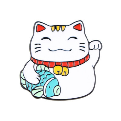 AD2178 Slatka mačka Igle za revere Broš iz crtića Emajl Igle Broševi na odjeći Bedževi Ruksak Modni dodaci Nakit Poklon