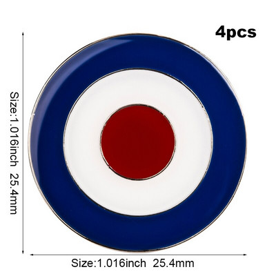 MOD sihiku revääritihvti rinnamärgi prossi ikoonid 4 tk