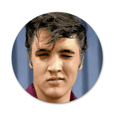Elvis Presley Ikone Igle Dekoracija znački Broševi Metalne značke za odjeću Dekoracija ruksaka 58 mm