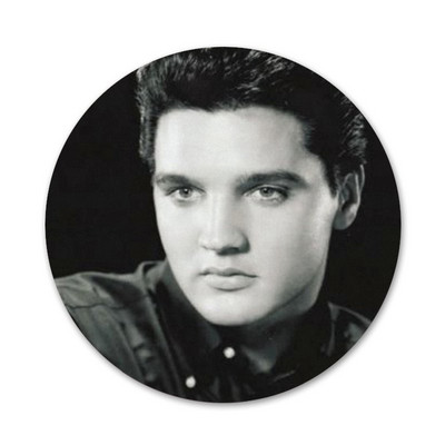 Elvis Presley Ikone Igle Dekoracija znački Broševi Metalne značke za odjeću Dekoracija ruksaka 58 mm