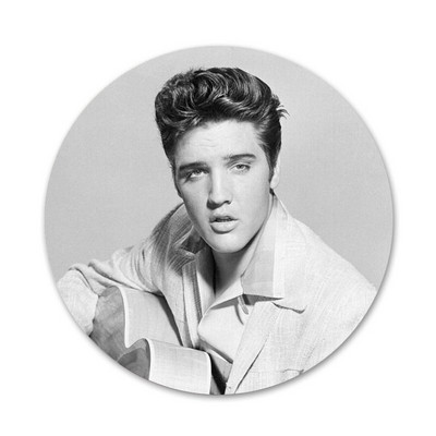 Elvis Presley Ikone Igle Dekoracija znački Broševi Metalne značke za odjeću Dekoracija ruksaka 58 mm