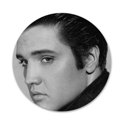 Elvis Presley Ikone Igle Dekoracija znački Broševi Metalne značke za odjeću Dekoracija ruksaka 58 mm