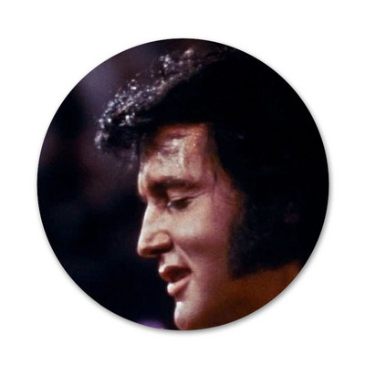 Elvis Presley Ikone Igle Dekoracija znački Broševi Metalne značke za odjeću Dekoracija ruksaka 58 mm