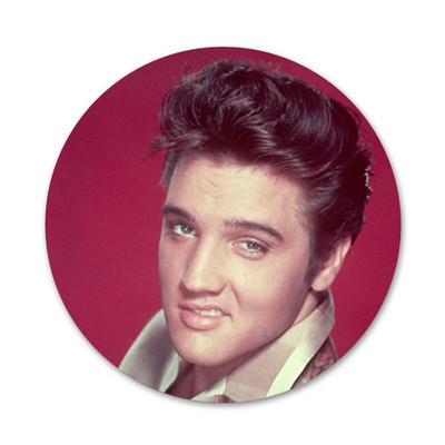 Elvis Presley Ikone Igle Dekoracija znački Broševi Metalne značke za odjeću Dekoracija ruksaka 58 mm