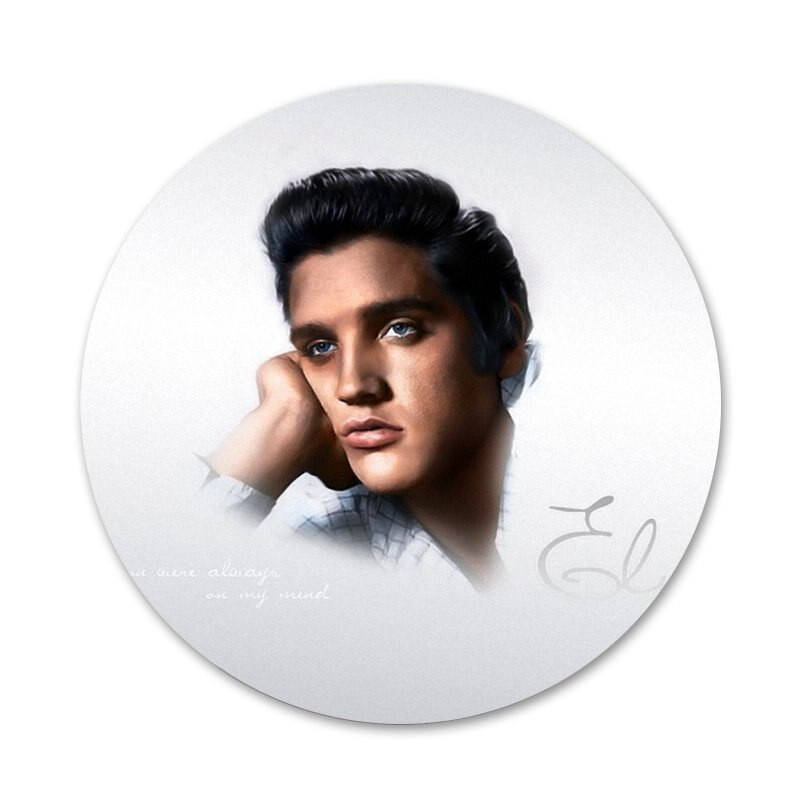 Elvis Presley Ikone Igle Dekoracija znački Broševi Metalne značke za odjeću Dekoracija ruksaka 58 mm