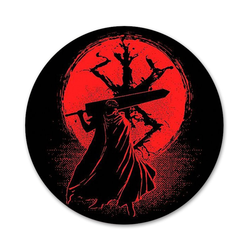 Japan Bloody Anime Berserk Bedž Broš Igla Dodaci za odjeću Ruksak Dekoracija poklon