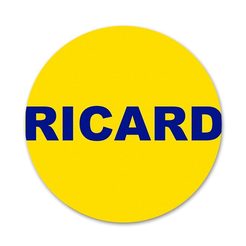 Ricard Icons Pins Märgi kaunistus Prossid Metallist rinnamärgid riiete jaoks Seljakoti kaunistus 58mm