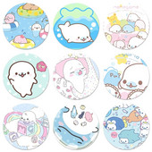 armas loom hüljes mamegoma Ikoonid nööpnõelad Märgi kaunistus Prossid Metallist märgid seljakoti kaunistamiseks