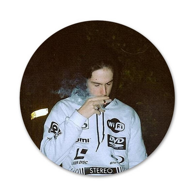 58 mm Bones Rapper Sesh Icons Pins Dekoracija znački Broševi Metalne značke za odjeću Dekoracija ruksaka