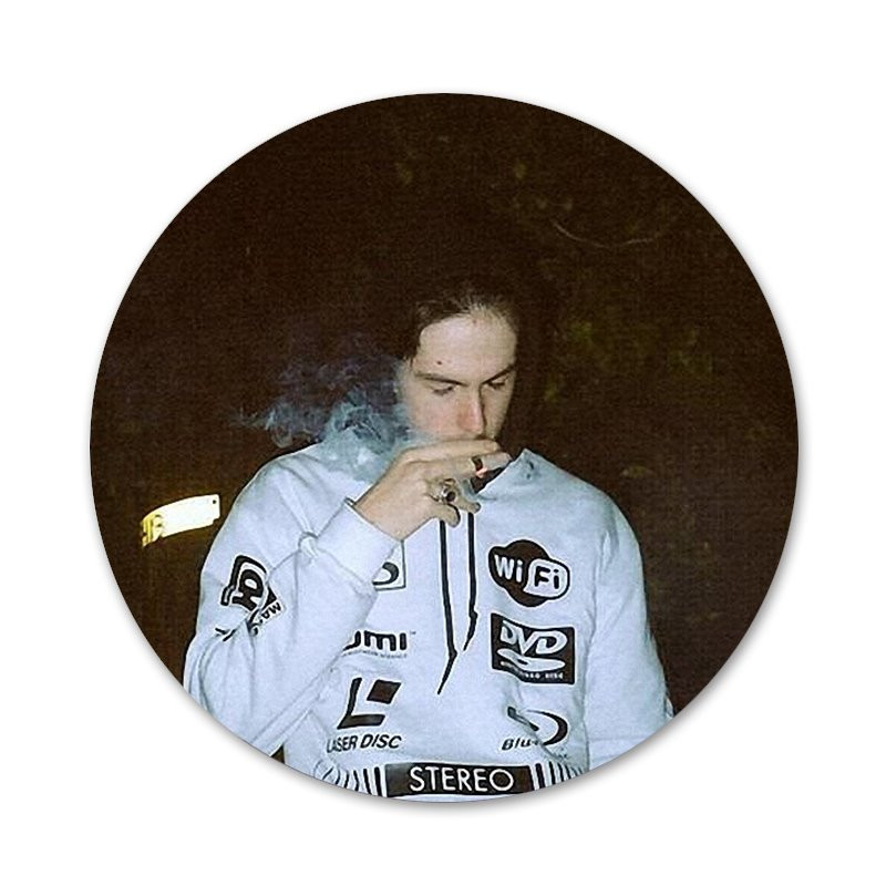 58 mm Bones Rapper Sesh Icons Pins Dekoracija znački Broševi Metalne značke za odjeću Dekoracija ruksaka