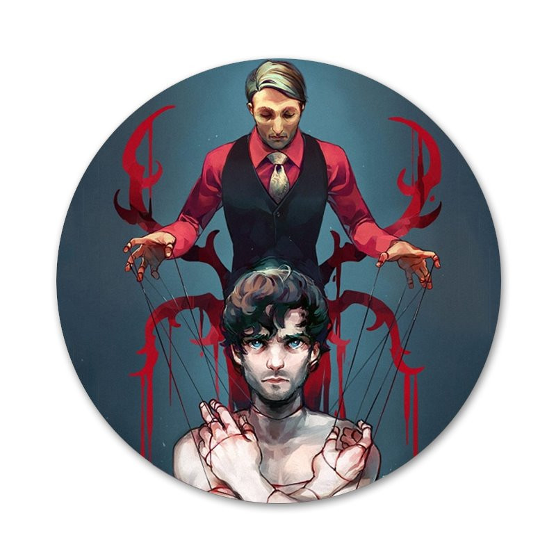 Hannibal eat the rude Ikone Igle Dekoracija znački Broševi Metalne značke Za dekoraciju ruksaka