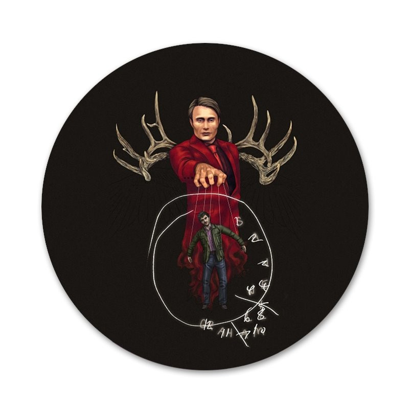 Hannibal eat the rude Ikone Igle Dekoracija znački Broševi Metalne značke Za dekoraciju ruksaka