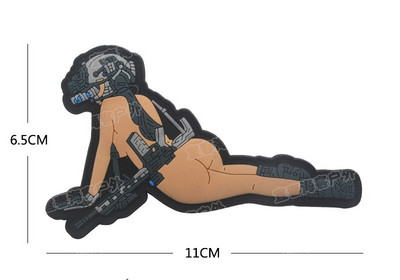 PVC Glue Drop Stampludus Costa ODA516 Punisher P40 WarHawk 1911 Vintage Firepower Patch Badge Acrilic Badges Epolet Patchs