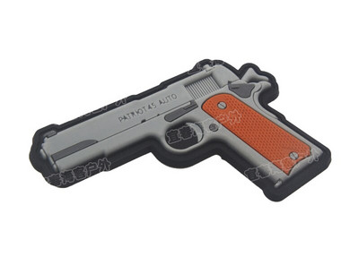 PVC Glue Drop Stampludus Costa ODA516 Punisher P40 WarHawk 1911 Vintage Firepower Patch Badge Acrilic Badges Epolet Patchs