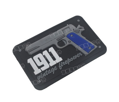 PVC Glue Drop Stampludus Costa ODA516 Punisher P40 WarHawk 1911 Vintage Firepower Patch Badge Acrilic Badges Epolet Patchs