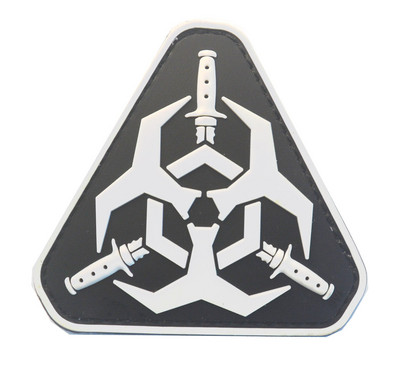 PVC Glue Drop Stampludus Costa ODA516 Punisher P40 WarHawk 1911 Vintage Firepower Patch Badge Acrilic Badges Epolet Patchs