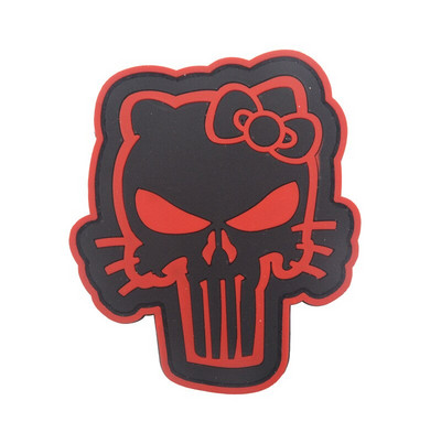 PVC Glue Drop Stampludus Costa ODA516 Punisher P40 WarHawk 1911 Vintage Firepower Patch Badge Acrilic Badges Epolet Patchs