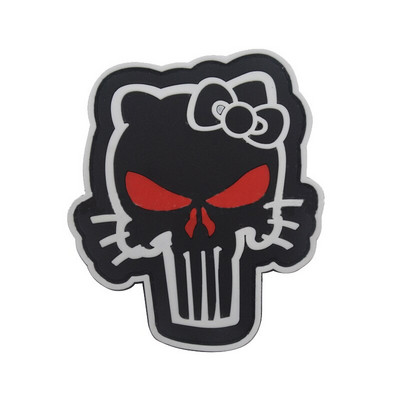 PVC Glue Drop Stampludus Costa ODA516 Punisher P40 WarHawk 1911 Vintage Firepower Patch Badge Acrilic Badges Epolet Patchs