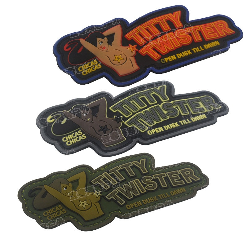 PVC Glue Drop Stampludus Costa ODA516 Punisher P40 WarHawk 1911 Vintage Firepower Patch Badge Acrilic Badges Epolet Patchs