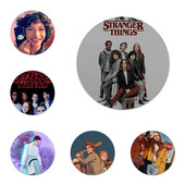 Stranger Things Ženklas Sagė Smeigtukai Priedai drabužiams Kuprinės puošmena dovana