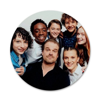 Stranger Things Ženklas Sagė Smeigtukai Priedai drabužiams Kuprinės puošmena dovana
