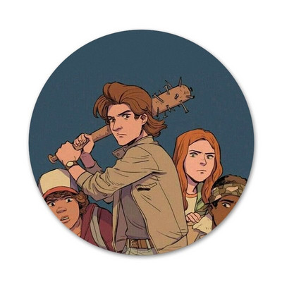 Stranger Things Ženklas Sagė Smeigtukai Priedai drabužiams Kuprinės puošmena dovana