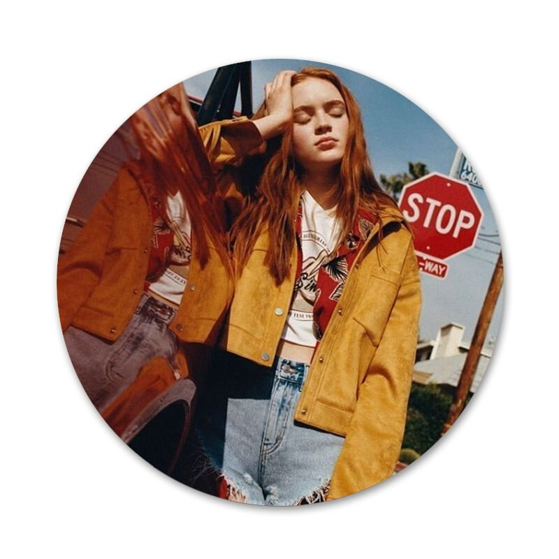 Stranger Things Ženklas Sagė Smeigtukai Priedai drabužiams Kuprinės puošmena dovana