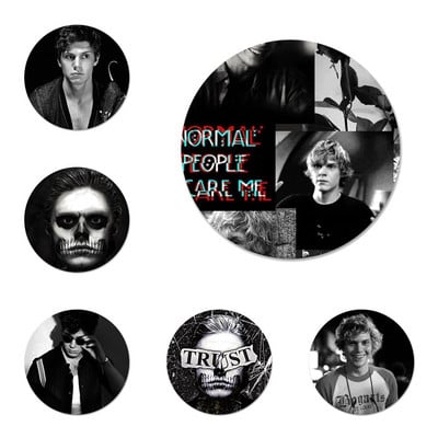 Evan Peters Badge καρφίτσα Αξεσουάρ καρφίτσας για ρούχα Δώρο διακόσμηση σακίδιο πλάτης